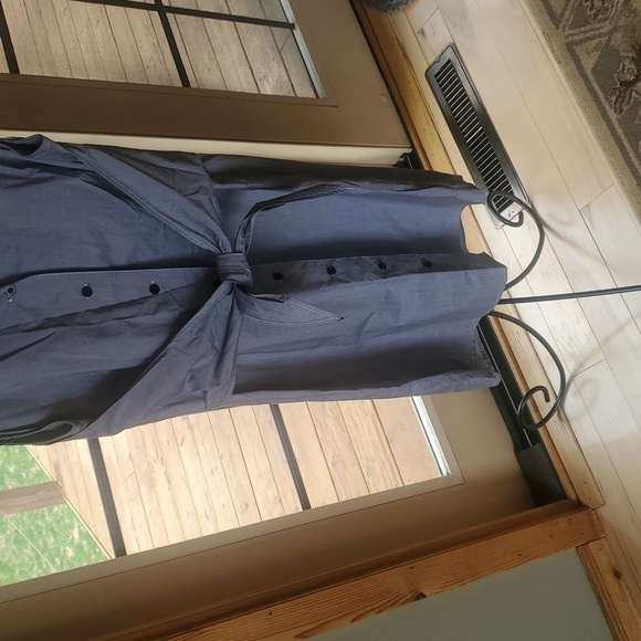 Liz Claiborne Liz Sport Blue Sleeveless Sz. 10 Dress - Picture 4 of 11